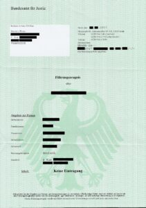 Certificaat van goed gedrag